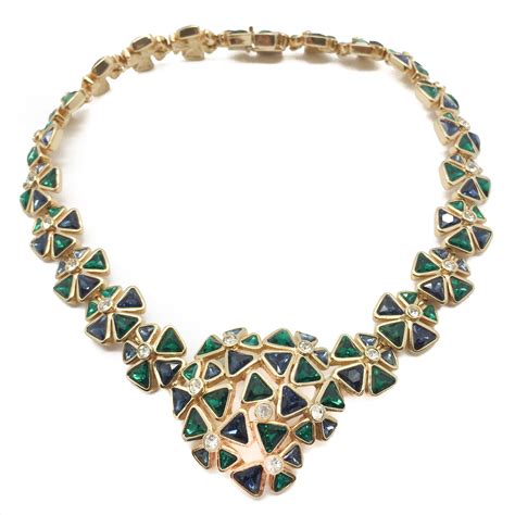 christian dior mecklace|christian dior costume jewelry necklace.